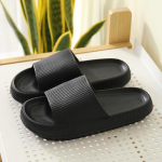 Paksu tallaga plastikust sussid paaridele, libisemisvastased ja veekindlad naiste p&otilde;randad, koduvannituba 36-37 kollane