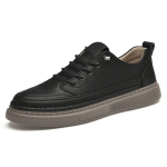 Retro Klassikalised Meeste Vabaaja Nahkkingad Mood Meeste Tossud Mitmek&uuml;lgsed Meeste Oxford Kingad Paeltega &Uuml;hev&auml;rvilised Meeste Vulkaniseeritud Jalatsid 47 black