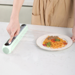 L&otilde;ikuriga plastkile dosaator Korduvkasutatav plastkile dosaator libiseva l&otilde;ikuriga plastkile dosaator sobib ka alumiiniumfooliumi tinafooliumi jaoks Free Size valge