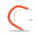 Elektrilise puuri pehme v&otilde;lli tarvikute komplekt kruvikeerajale, mitme funktsiooni ja universaalse p&ouml;&ouml;rdemomendiga erinevate &uuml;lesannete jaoks. universal flexible shaft must