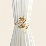 1 tk vastupidav kardinapael lillega kodukaunistus avanev liblikas metallist tipptasemel kerge luksus