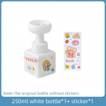 Plastikust lillevahu dosaator 250/450 ml lilleseepi dosaator Kvaliteetse vahuga pumbaga pudel Travel