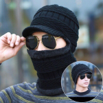 Talvem&uuml;ts Skullies Beanies M&uuml;tsid Talvenokad Mehed Naiste Villane Sall M&uuml;ts Balaclava Mask Kapott Kootud M&uuml;ts