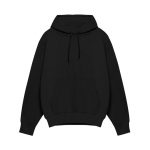 Kapuutsiga sporditreeningkost&uuml;&uuml;m Unisex jooksuriided pikkade varrukatega pullover Pusad Pusa L must