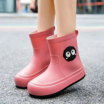 Mood Uued V&auml;ikelaste Laste Vihmasaapad Laste Multifilm Vihmasaapad Multifilm Armsad Kingad Poistele T&uuml;drukutele Veekindlad EVA Libisemiskindlad L&uuml;hikesed Saapad 28-29 insole19CM pruun