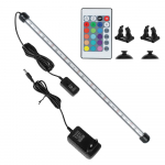 5050 RGB LED akvaariumi sukellamp 28 cm 48 cm dekoratiivne valgustus veekindel EU Plug kalapaagi valgusti kaugjuhtimispult 28cm