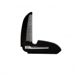 Kokkupandav vuntsakamm Kaasaskantav habemekamm Peente hammastega plastikust taskukamm Antistaatiline reisimini meeste kamm