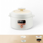 220 V automaatne elektriline survega riisikeetja Intelligentne riisikeetja 3L mittenakkuva multikeetja toiduvalmistamispott 2 potikaanega valge