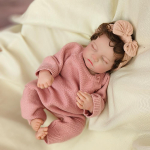 43cm Levi Elutruu Uuestis&uuml;ndinud Beebinukk K&auml;sit&ouml;&ouml;na Valmistatud 3D Maalitud Nahaga Kogu Keha Silikoon Vin&uuml;&uuml;l Poiss T&uuml;druk Pehme Riidest Keha J&otilde;ulukink 43cm baby girl beige