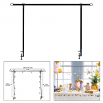 over The Table Rod Stand with Clamps Balloon Flower Arch Adjustable Top Frame for