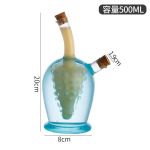 Loov kokteiliklaas jagamisklaas topelttoru klaas isikup&auml;rane baari tarvik riputatav vee joogiklaas 350-500ml gray