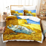 Van Gogh Abstraktne Kunstimaal Kuulsad Teosed Tekikoti Komplekt Kuninglik T&auml;issuurus Teismelistele T&auml;iskasvanutele Pol&uuml;ester Tekikate Voodipesu Komplekt EU Single 135x200cm