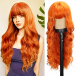 LISI HAIR s&uuml;nteetilised pikad v&auml;rvilised parukad tukkidega Naturaalne laineline parukas naistele, igap&auml;evane Cosplay kuumakindel 65cm