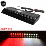 Auto vilkuvate tulede lamp 12 LED-i punane/sinine/merevaigukollane/kollane/valge politsei led-vilku avarii-hoiatustuli autole 12V 12W