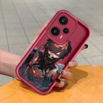 Pehme silikoonist ruudukujulise redeliga printimismustriga telefoni korpus, t&auml;iskaanega kaamera p&otilde;rutuskindel kaitse kummist &uuml;mbris Xiaomi Redmi jaoks Redmi Note 11 Pro+ 5G valge