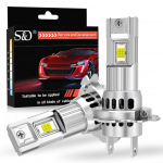 2tk 35000LM H7 LED esitule pirnid 60W v&otilde;imas Led H7 turbo koos ventilaatori esitulega 3570 CSP 1:1 Mini auto tuled 12V 6000K valge