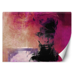 Taustapilt Abstraktne kaasaegne naisen&auml;gu 100x70 roosa