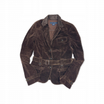 Bawełniana brązowa kurtka damska RALPH LAUREN S - Used