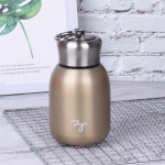 1 tk mini kohvitermos, kaasaskantav reisiveepudeliga isoleeritud termopudel Champagne gold