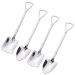 4 tk. Kohvlusikas roostevabast terasest segamis teelusikat&auml;it j&auml;&auml;tise kooki magustoidu lusikaga komplekt, lauan&otilde;ud, peon&otilde;ud