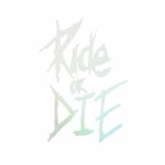 Jalgrattaraami kleebis Ride Or Die Top Tube kleebis Jalgrattakleebised Dekoratiivsed raami kleebised Jalgrattakleebised Jalgrattakleebised 1 tk