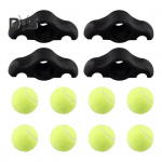 4 tk sisejalgratta jalapadjad koos 8 tennisepalliga Wahoo Kickr Core Fitness Bike l&ouml;&ouml;ke neelavale libisemisvastase p&otilde;randakaitsega treeningrattale 1 Set