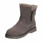 2024. aasta kuum soodusm&uuml;&uuml;k Naiste kingad t&otilde;mblukk Naiste saapad Talvised &uuml;mmargused varbad Solid Flock Plush, soojad madala kontsaga kitsad lumega alasti saapad 35 khaki