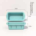 3D silikoonist koogivorm kaunistust&ouml;&ouml;riist DIY k&uuml;psetustarvikud koogivormile, k&ouml;&ouml;gis fl&ouml;&ouml;tidega torukujuline vorm, k&uuml;psetusn&otilde;u, airfryeri tarvikud