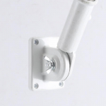 Seinale kinnitatav lipuvarda kronstein alumiiniumsulamist auditoorium v&auml;listingimustes seinavalgusti postid lipuhoidja kinnitusalus koos tarvikutega