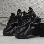 Meeste mustad vabaaja tossud mugavad platvormkingad Meeste disainiga k&otilde;rgust suurendavad tossud Meeste vabaaja spordijalatsid 39