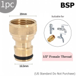 1/2 3/4 1 kraani kiir&uuml;hendus Aia kastmis&uuml;henduse adapteri tilguti vasest vooliku torude parandusliitmikud kastmist&ouml;&ouml;riist