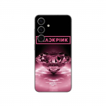 Coque - Maniacase - Samsung Galaxy S24 FE - Noir et rose - Motif diamond - Souple