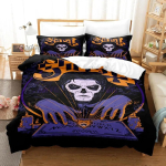 Ghost Rock B&auml;nd Paak Voodipesu Komplekt &Uuml;he Twin T&auml;is Kuninganna Kuningas Suurusega Voodikomplekt T&auml;iskasvanu Laste Magamistuba Tekikoti Komplektid 3D Tr&uuml;kiga 70x133cm 2pcs black
