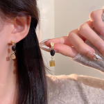 Maillard Coffee looduslikust kivist tutik&otilde;rvar&otilde;ngad &ndash; tippklassi s&uuml;gis/talvise naiste v&auml;ljakukujundus A1973 kuld