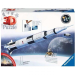 Puzzle 3D Fus&eacute;e spatiale Saturne V - Ravensburger - 440 pi&egrave;ces - NASA - A partir de 8 ans