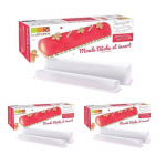 3 moules &agrave; B&ucirc;che de No&euml;l + 3 insert