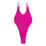 Naiste seksikas Monokini V-kaelusega varrukateta ujumistrikoo seljataga disainiga figuuri suurendav istuv &uuml;hes t&uuml;kis bikiinid S kohv