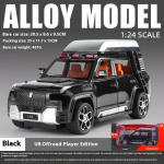 1/24 M&otilde;&otilde;tkavas BYD U8 Maastiku-Seiklus Koopia M&auml;nguauto Tagasipeksva Vedrumehhanismiga Lastele, V&auml;litingimustes L&otilde;bu & Koguja Miniatuur must