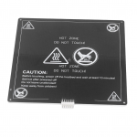 3D-printeri soojendusega voodi 220 x 220 mm 3 mm paksune alumiiniumist kuumvoodi 90 cm traadiga DC12V