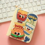 2025. aasta armas Korea v&auml;ike hamburgeri multifilmi m&uuml;ndikott &ndash; anime-t&otilde;mblukuga rahakott ja kaardihoidja nais&uuml;li&otilde;pilastele