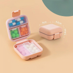 7-restiline ravimikarp magnetpandlaga Kokkupandav 7-p&auml;evane 1-n&auml;dalane pillist s&otilde;ltumatu pakend ja hoiustamine v&auml;ike ravimikarp Unisex