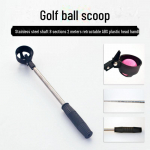 Golfiv&auml;ljaku 8-sektsiooniline sisset&otilde;mmatav pallikorjaja &ndash; roostevaba teras 8-section