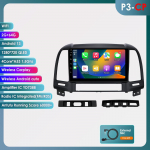 Ossuret 2din Android Autoraadio Hyundai Santa Fe 2 2006 - 2012 jaoks Autoraadio Multimeedia Video M&auml;ngija GPS Navigaator Peaseade intelligentne Carplay Auto RDS P3CP 4Core 2G 64G