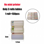 Kompakt juhtmevaba Bluetooth termoprinter siltidele ja fotodele