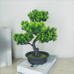1 tk 45 cm/17,72 tolli elegantne kunstm&auml;nnist valmistatud bonsai lauaplaadi bonsai, v&auml;he hooldust vajav ja elutruu, ideaalne kingitus taimes&otilde;pradele, 13.4in