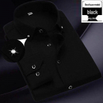 Meeste teemantn&ouml;&ouml;biga valge k&otilde;rge puuvillasisaldusega kortsumatu pikkade varrukatega s&auml;rk - kevad-s&uuml;gis vabaaja pidulik riietus 42 (150-160 lbs)