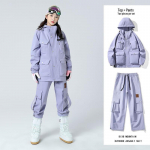 Moodne Vabaaja M&auml;e Kapuutsiga Suusakost&uuml;&uuml;m : Jakk ja p&uuml;ksid komplekt 5X Large