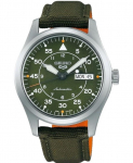 Seiko 5 Sports Automaatne Roheline Tihvik Roheline Rihmaga K&auml;ekell SRPH29K1 roheline
