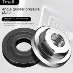Kuusnurkse surveplaadi komplekt 100 t&uuml;&uuml;pi nurklihvijale koos mutriv&otilde;tmega Black Lower Pressure Plate