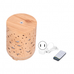 Aroomihajuti 300ml V&auml;rviline LED-valgus Puldi 35db Mute &Otilde;&otilde;nes Puidus&uuml;&uuml;ga V&auml;limus